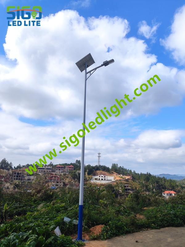 مشروع إنارة الشوارع بالطاقة الشمسية GSTRL - تأثير الإضاءة
